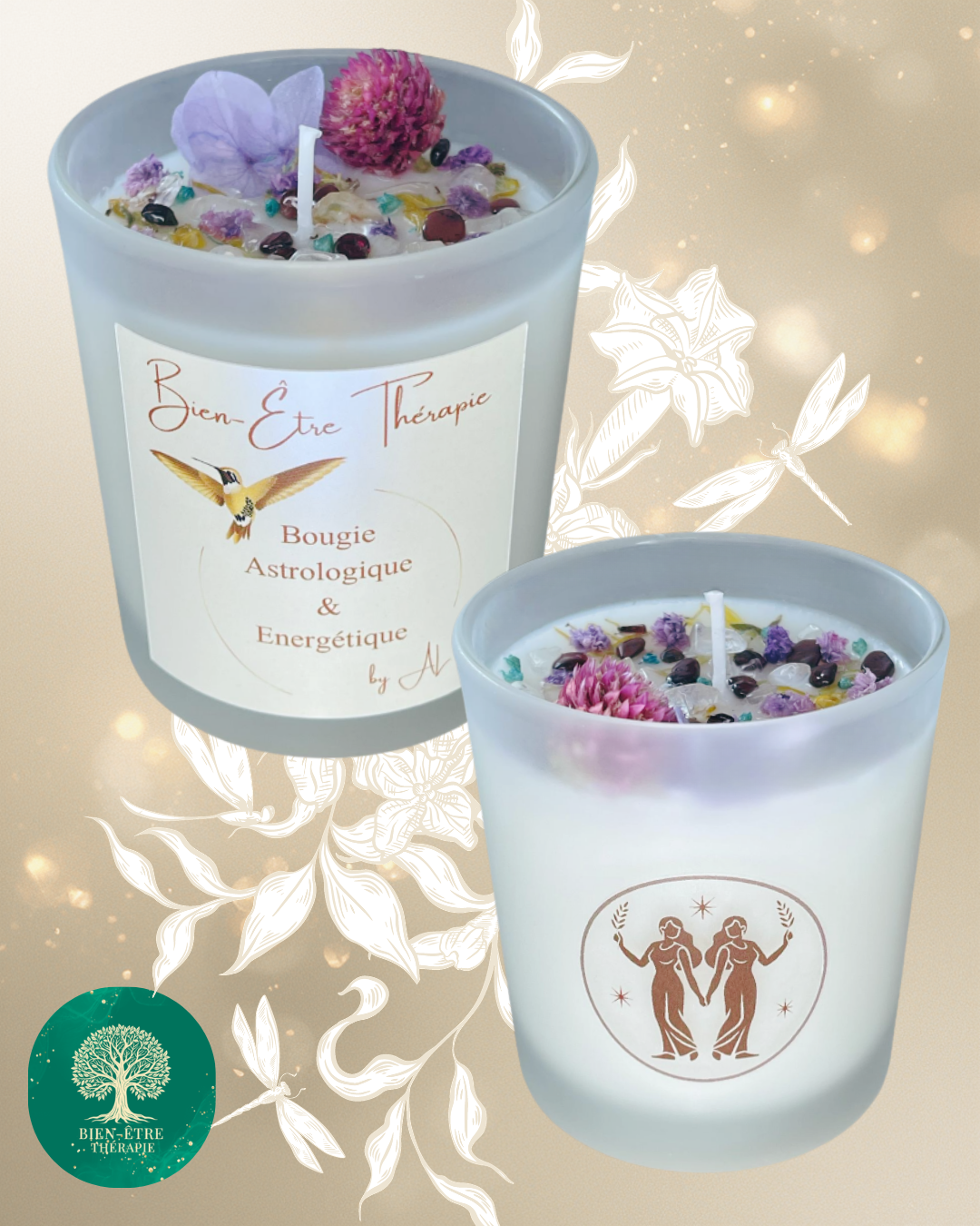 Bougie Gémeaux – Élément Air